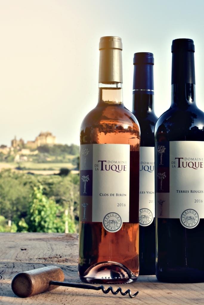 Domaine de la Tuque: biologische wijngaard van Biron
